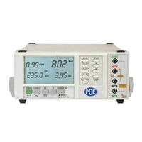 PCE Instruments PCE-PA6000 Gebruiksaanwijzing