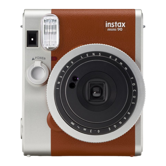 FujiFilm INSTAX mini 90 Neo Classic Handleiding Voor De Gebruiker