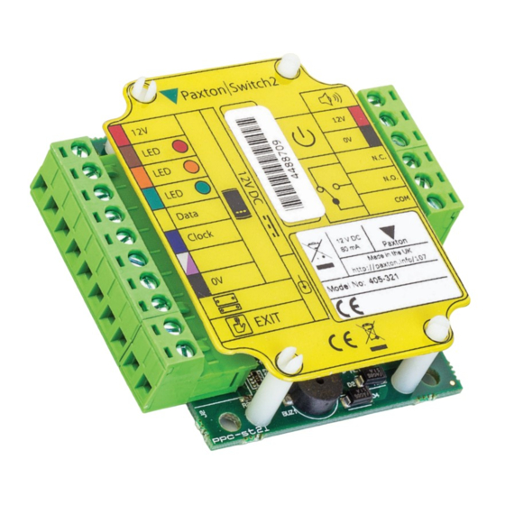 Paxton Switch2 APN-1002-NL Installatiehandleiding