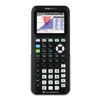 Texas Instruments TI-84 Plus CE-T Gebruikershandleiding