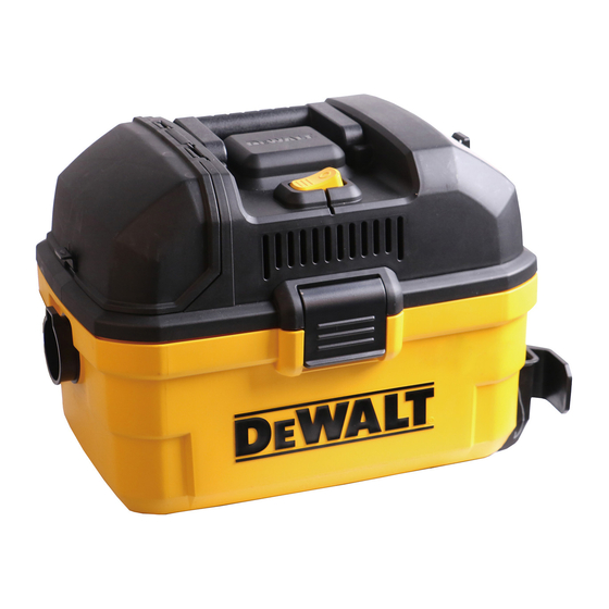 DeWalt DXV15TPRO Handleiding