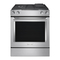 KitchenAid KSDG950ESS - 30-inch 4-pits duale brandstof downdraft slide-in fornuis handleiding
