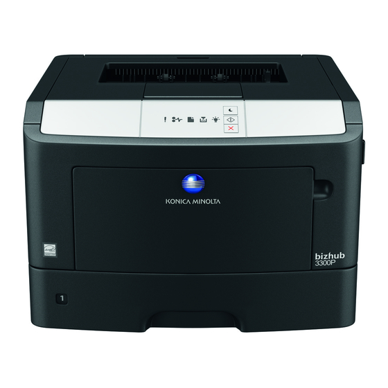 Konica Minolta bizhub 3300P Gebruikershandleiding