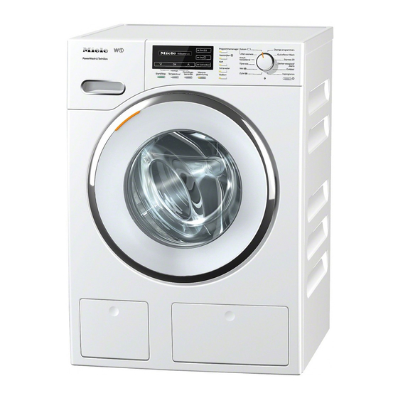 Miele 120 Series Gebruiksaanwijzing