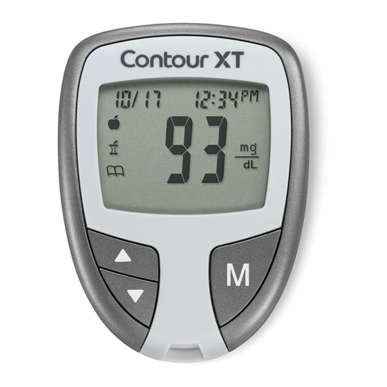 Ascensia Diabetes Care Contour XT Gebruikershandleiding