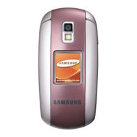 Samsung SGH-E530 Gebruiksaanwijzing