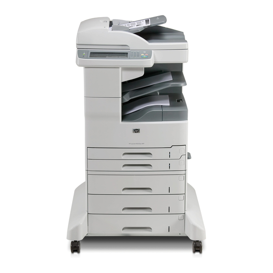 HP LaserJet M5039xs MFP Gebruikershandleiding