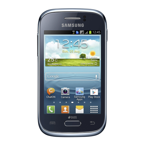 Samsung Galaxy Young S6310 Gebruiksaanwijzing