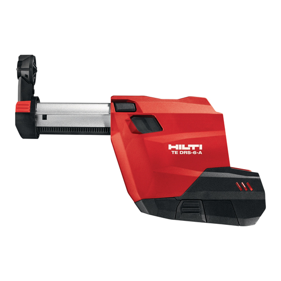 Hilti TE DRS6-A Gebruiksaanwijzing