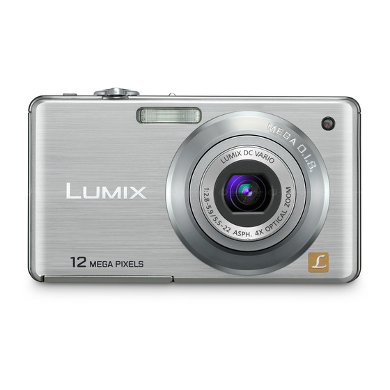 Panasonic LUMIX DMC-FS12 Beknopte Gebruiksaanwijzing