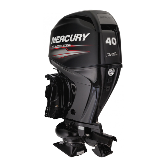 Mercury Marine 40 Jet 4 Handleiding