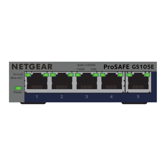 NETGEAR GS105EV2 Installatiehandleiding