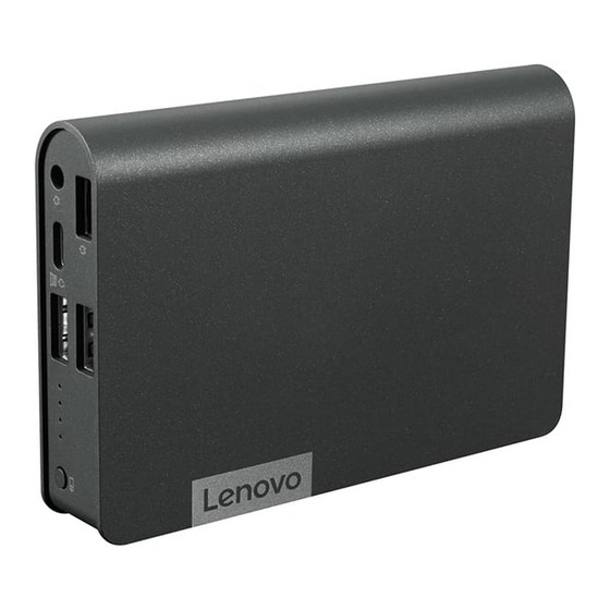 Lenovo USB-C Laptop Power Bank Gebruikershandleiding