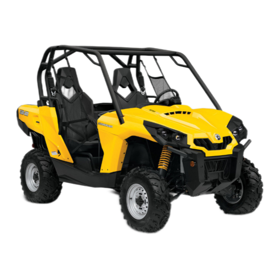 BRP can-am COMMANDER 800R 2011 Gebruikershandleiding