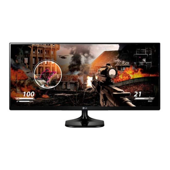 LG 25UM58 Gebruikershandleiding