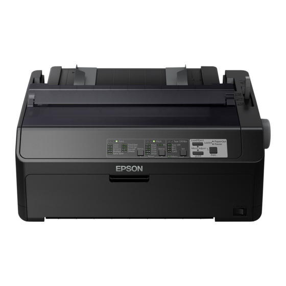 Epson LQ-590II Gebruikershandleiding