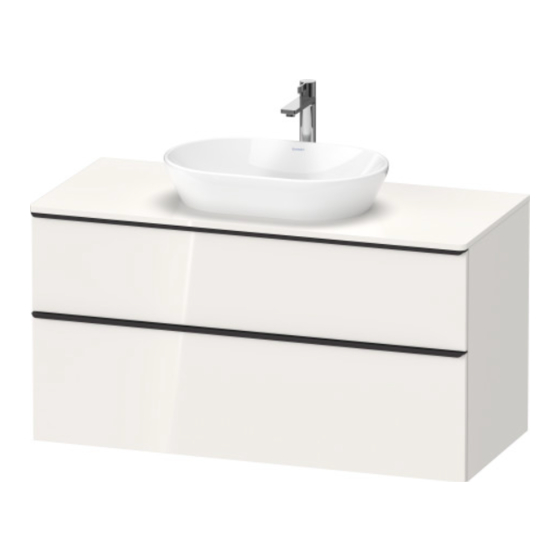 DURAVIT D-Neo DE 4969 Montagehandleiding