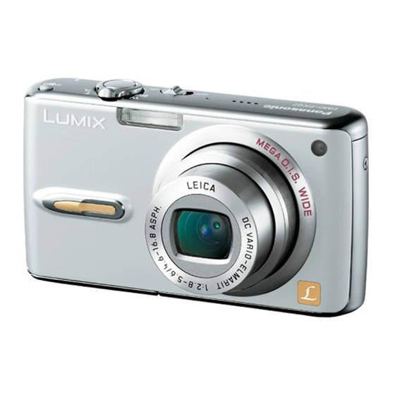 Panasonic Lumix DMC-FX07 Gebruiksaanwijzing