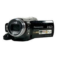 Panasonic HDC-SD100 Gebruiksaanwijzing