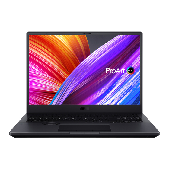 ASus ProArt StudioBook 16 H7600ZM-L2038X Handleiding