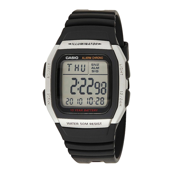 Casio 2499 Gebruiksaanwijzing