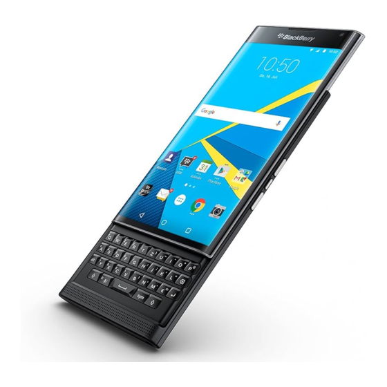 Blackberry PRIV Gebruikershandleiding