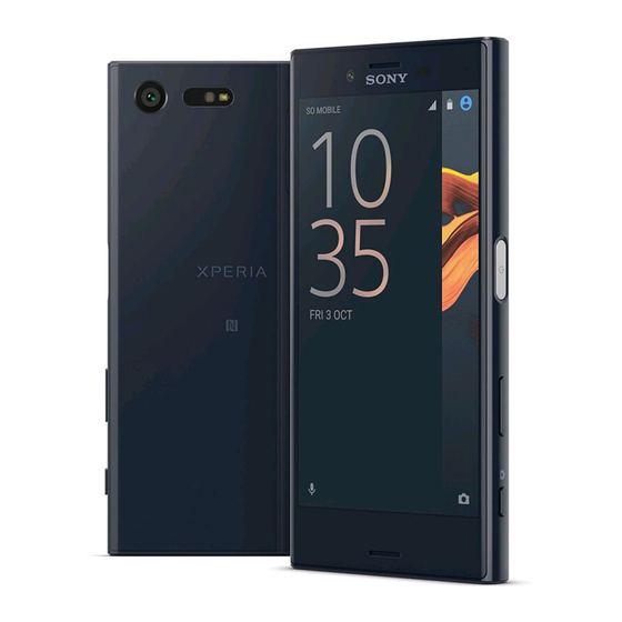 Sony Xperia X Compact F5321 Gebruikershandleiding