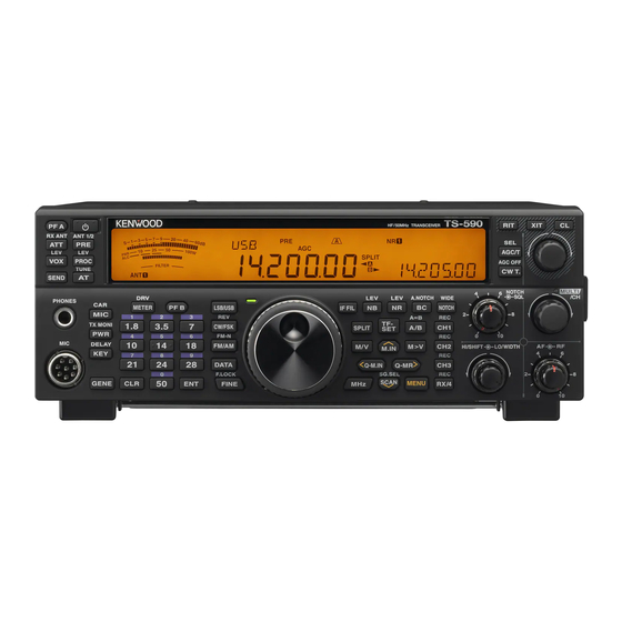 Kenwood TS-590SG Gebruiksaanwijzing