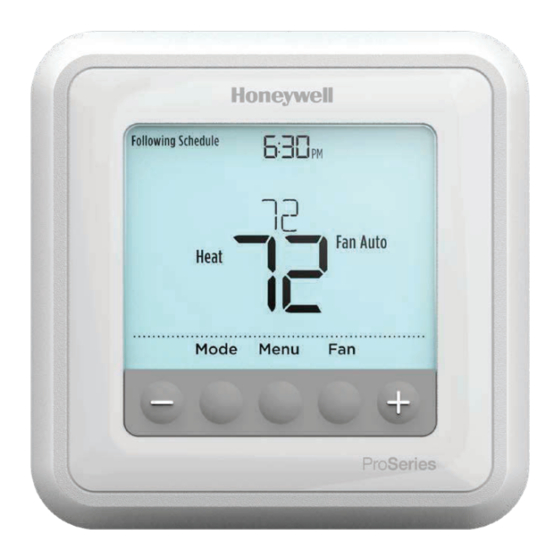 Honeywell T6 Pro Thermostaat