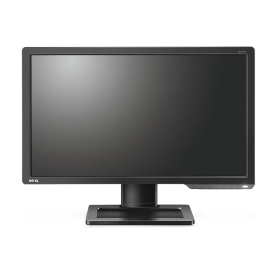 BenQ ZOWIE MONITOR FOR e-SPORTS XL Series Gebruikershandleiding