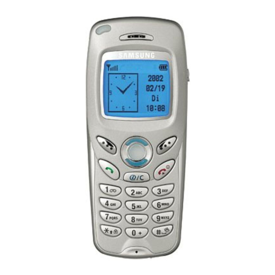 Samsung SGH-N500 Gebruiksaanwijzing