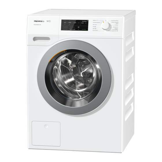 Miele WCE 330 WPS Gebruiksaanwijzing