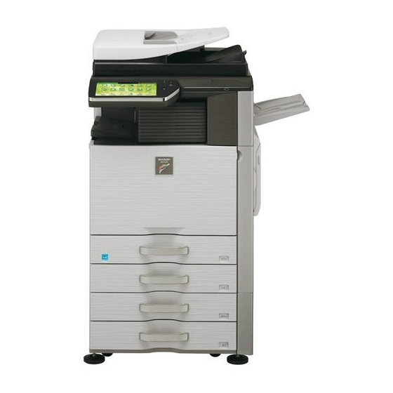 Sharp MX-4112N Verkorte Installatiehandleiding