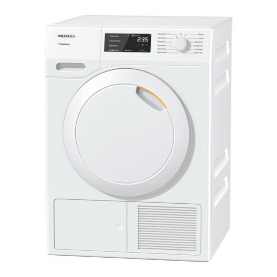 Miele TEB 155 WP Gebruiksaanwijzing