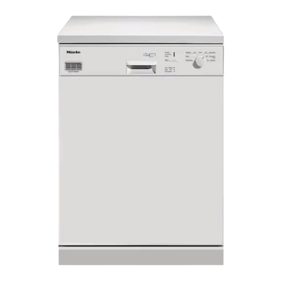 Miele G 645 Plus Gebruiksaanwijzing