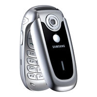 Samsung SGH-X640 Gebruiksaanwijzing