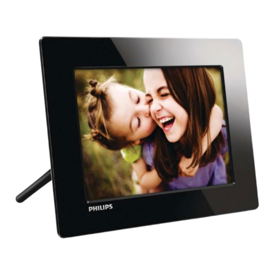 Philips PhotoFrame SPF1208 Gebruiksaanwijzing