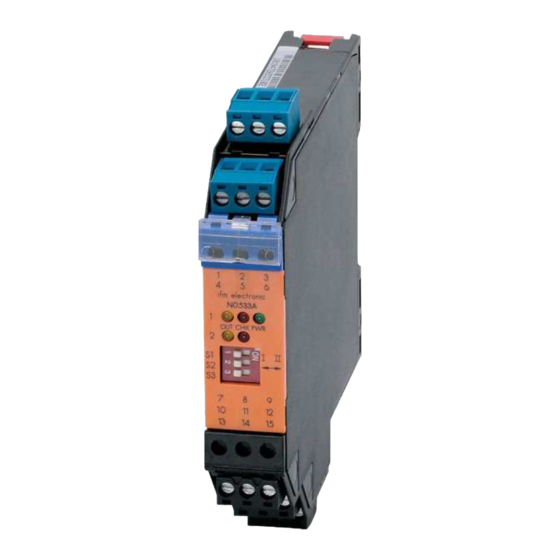 IFM Electronic Efector100 N00 A Series Gebruiksaanwijzing