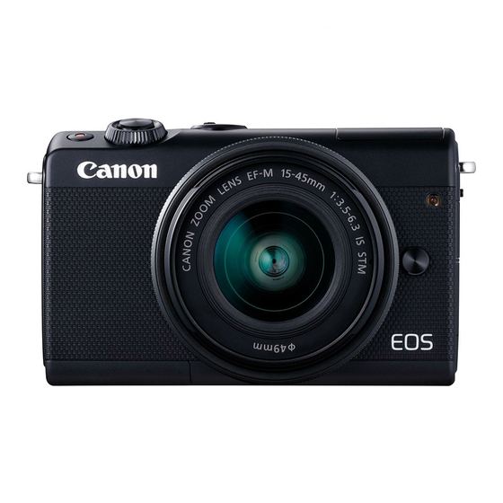 Canon EOS M100 Gebruikershandleiding