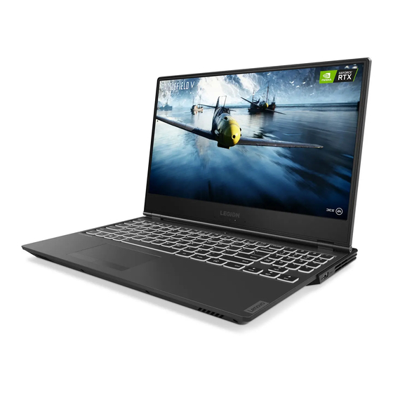 Lenovo Legion Y540 Series Gebruikershandleiding