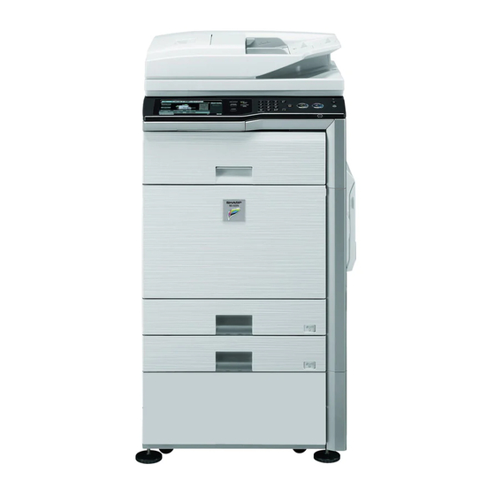 Sharp MX-4101N Verkorte Installatiehandleiding