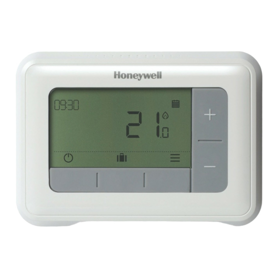 Honeywell T4R Installatiehandleiding