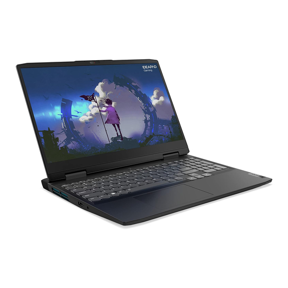 Lenovo IdeaPad Gaming 3i Gebruikershandleiding