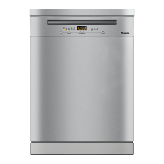 Miele G 5210 Gebruiksaanwijzing