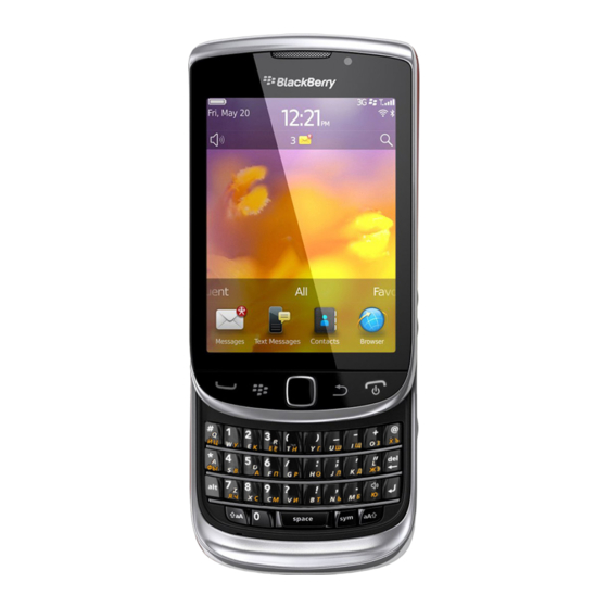 Blackberry Torch 9810 Gebruikershandleiding