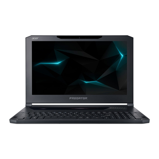 ASus PREDATOR TRITON 700 Gebruikershandleiding