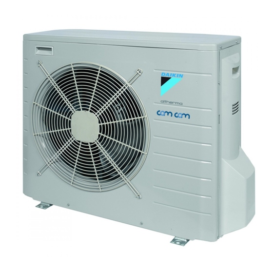 Daikin Altherma EBLQ05CAV3 Uitgebreide Handleiding Voor De Installateur