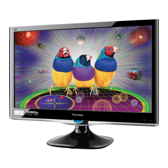 ViewSonic VX2450wm-LED Gebruikshandleiding