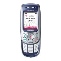 Samsung SGH-E820T Gebruiksaanwijzing