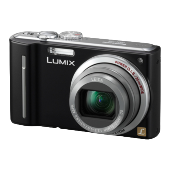 Panasonic Lumix DMC-TZ8 Beknopte Gebruiksaanwijzing